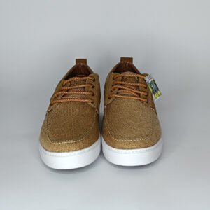 حذاء رجالي الجين برتقالي فاتح وغامق وأصفر غامق وأبيض – موديل 068