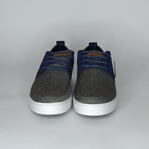 حذاء رجالي الجين رمادي وأزرق غامق وأبيض – موديل 066