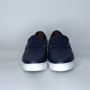 حذاء رجالي الدان أزرق غامق وأبيض – موديل (15J3)