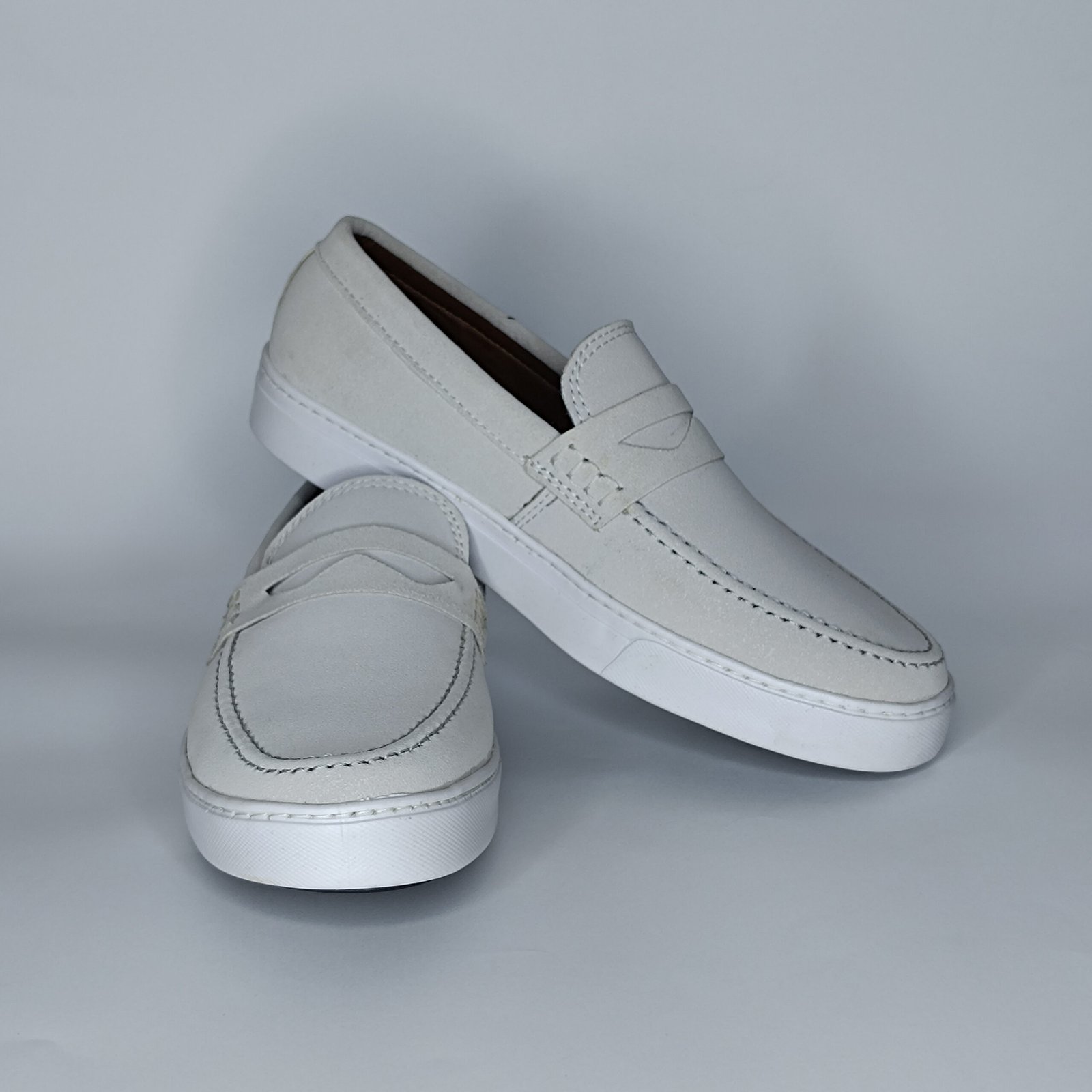 حذاء رجالي الدان أبيض – موديل (15D4) - Image 4