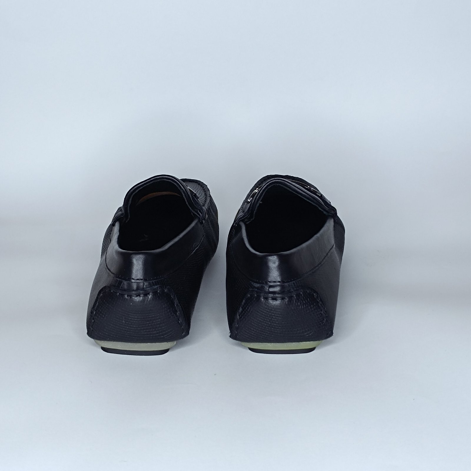 حذاء رجالي جلد أسود – موديل - Image 3