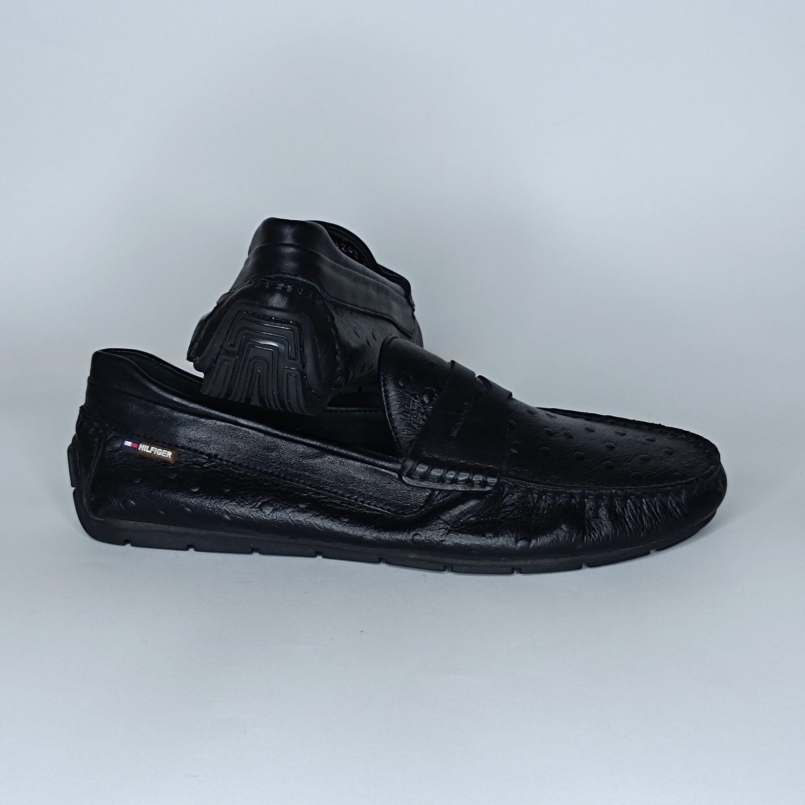 حذاء رجالي جلد أسود – موديل - Image 5