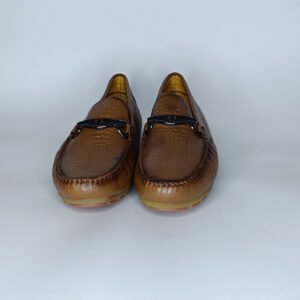 حذاء رجالي جلد بني – موديل