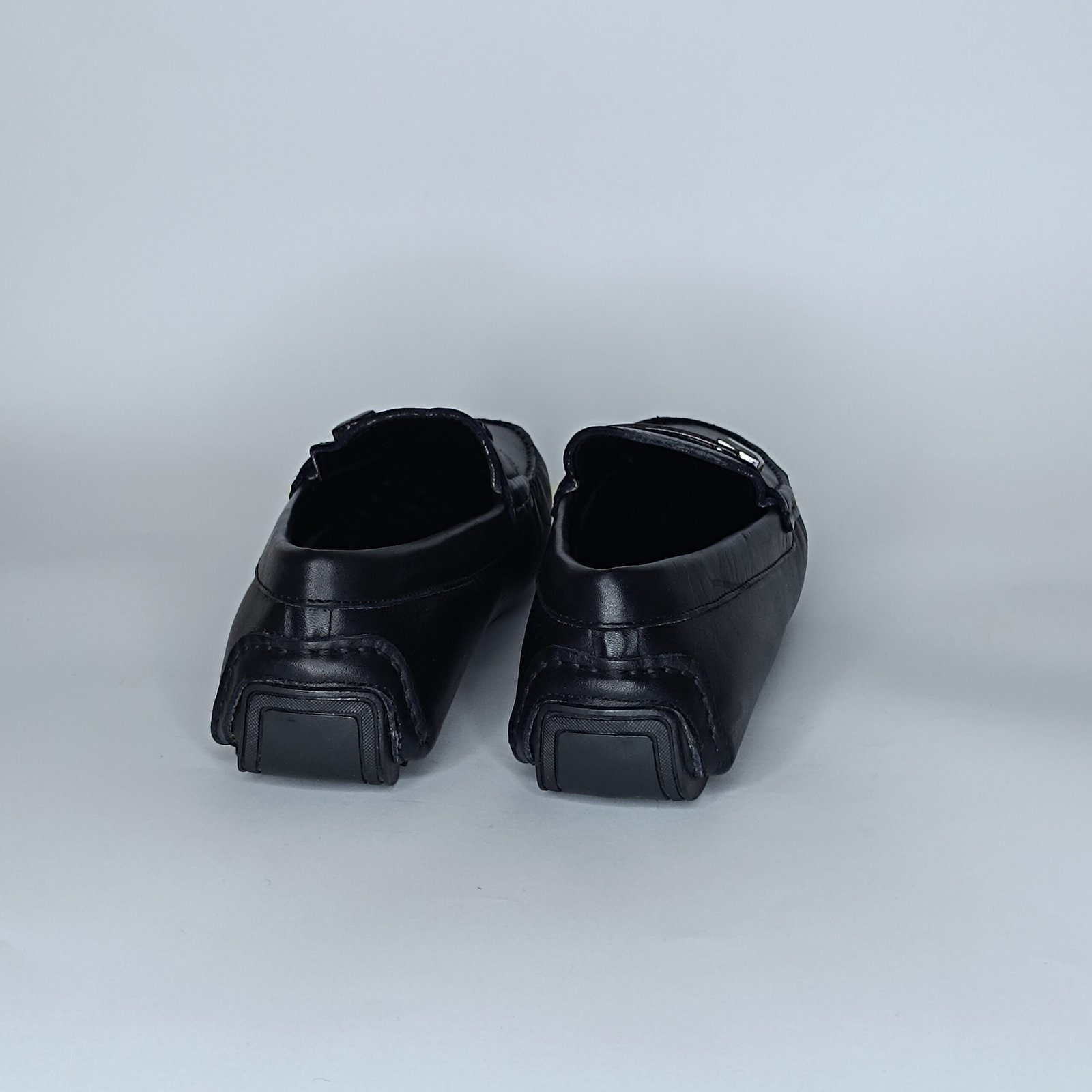 حذاء رجالي جلد أسود – موديل - Image 3