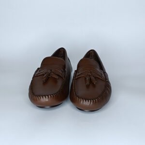 حذاء رجالي جلد بني – موديل