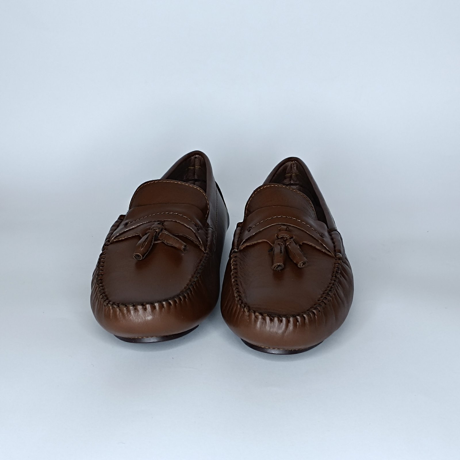 حذاء رجالي جلد بني – موديل