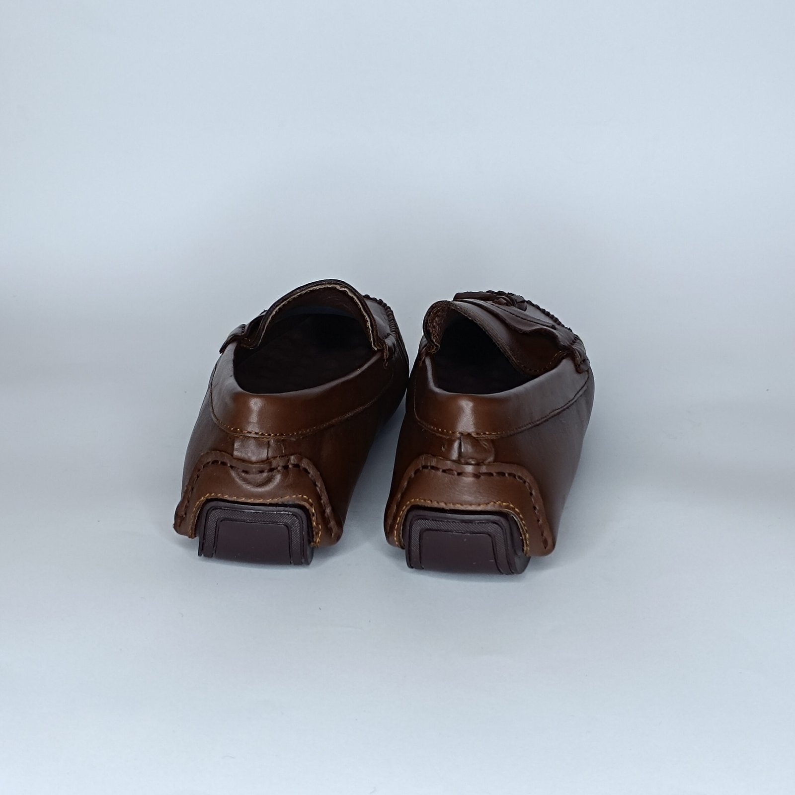 حذاء رجالي جلد بني – موديل - Image 3