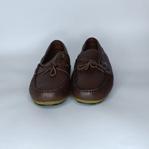 حذاء رجالي جلد بني غامق – موديل